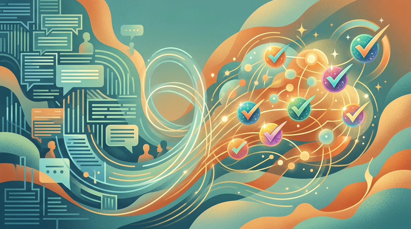 A Transcript Records the Call, an AI Summary Shapes Follow-Up