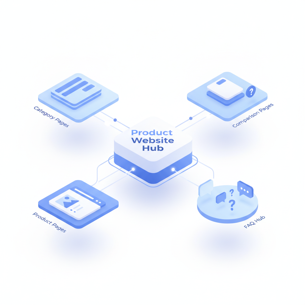 Structured product site content model