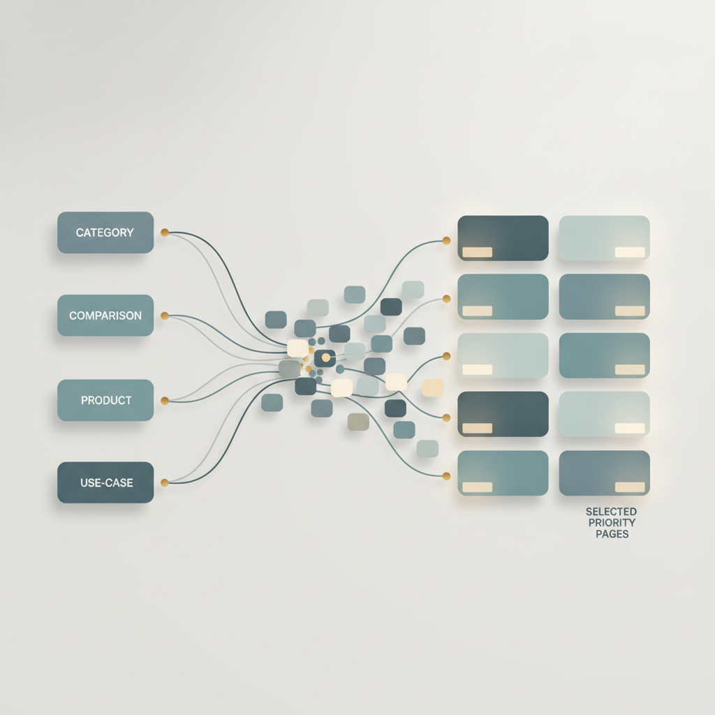 Buyer intent prioritization decision tree