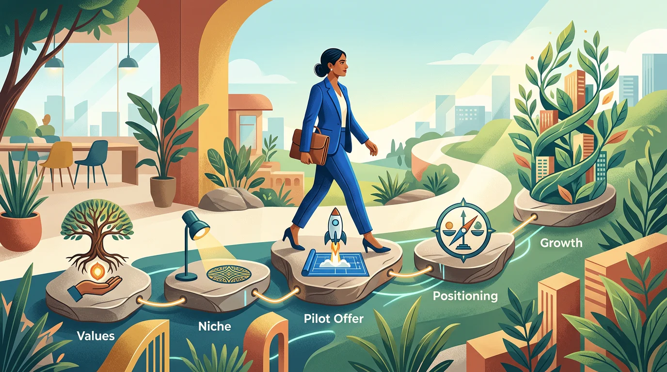 Five-stage business pivot roadmap