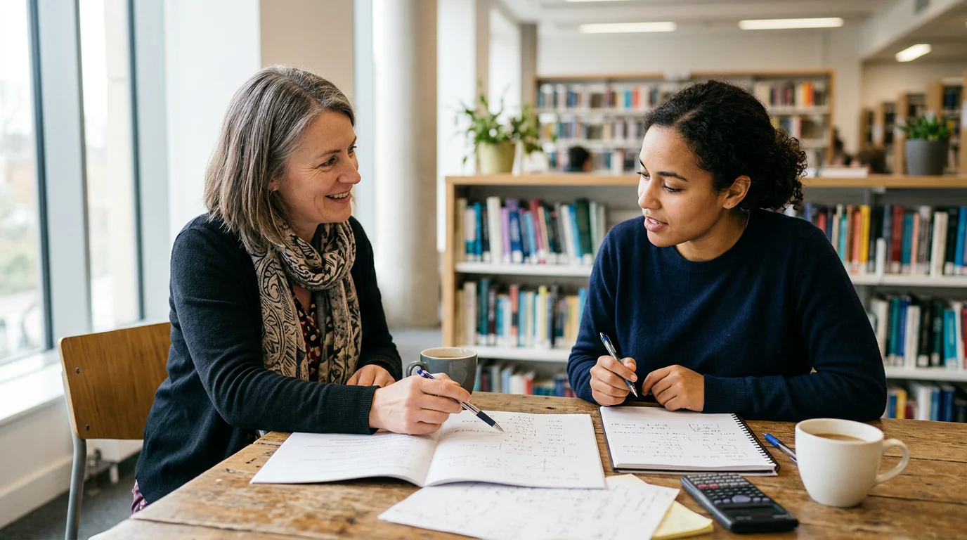 Mathematics mentor reviewing a student's mock analysis
