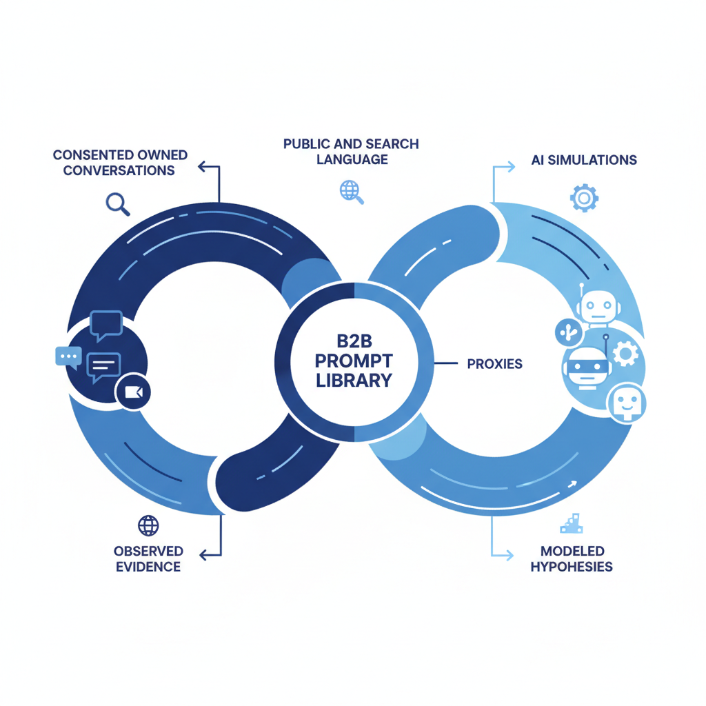Evidence boundary for buyer prompt research