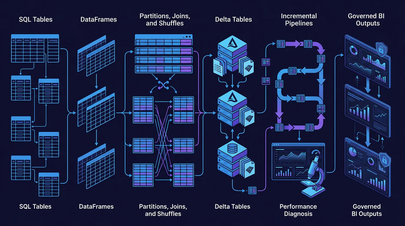 Spark dependency map for SQL professionals