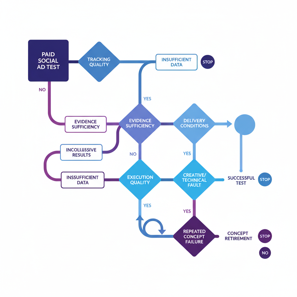 Creative failure-reason decision tree