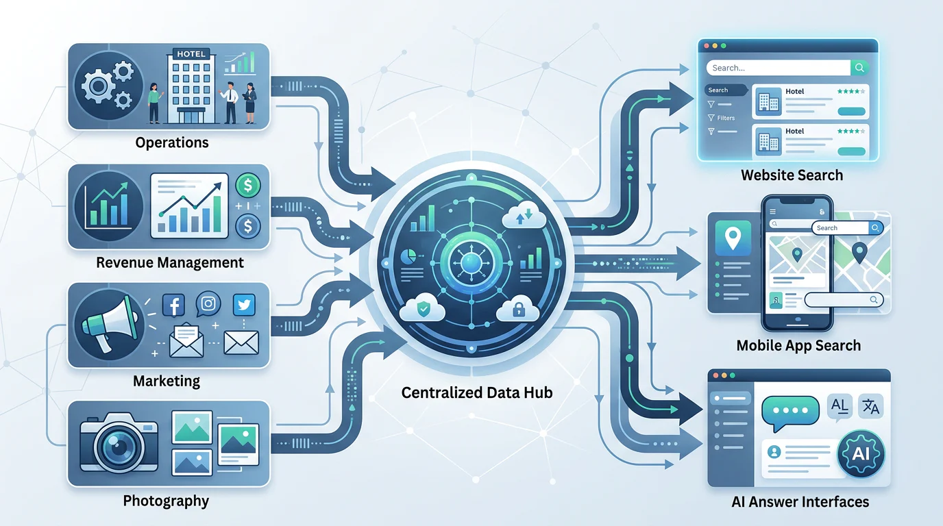 Hotel content governance workflow