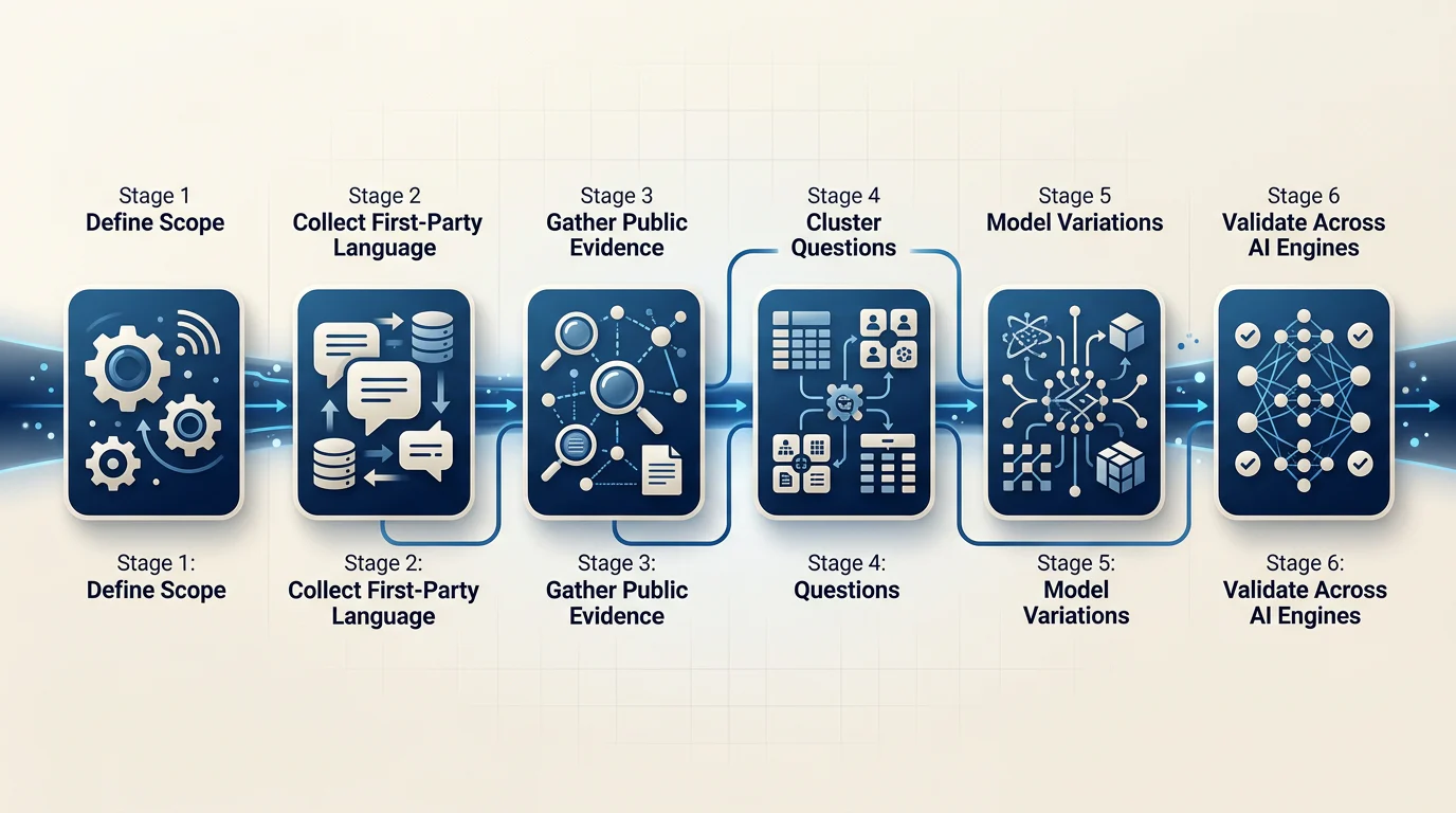 Evidence-first buyer prompt workflow