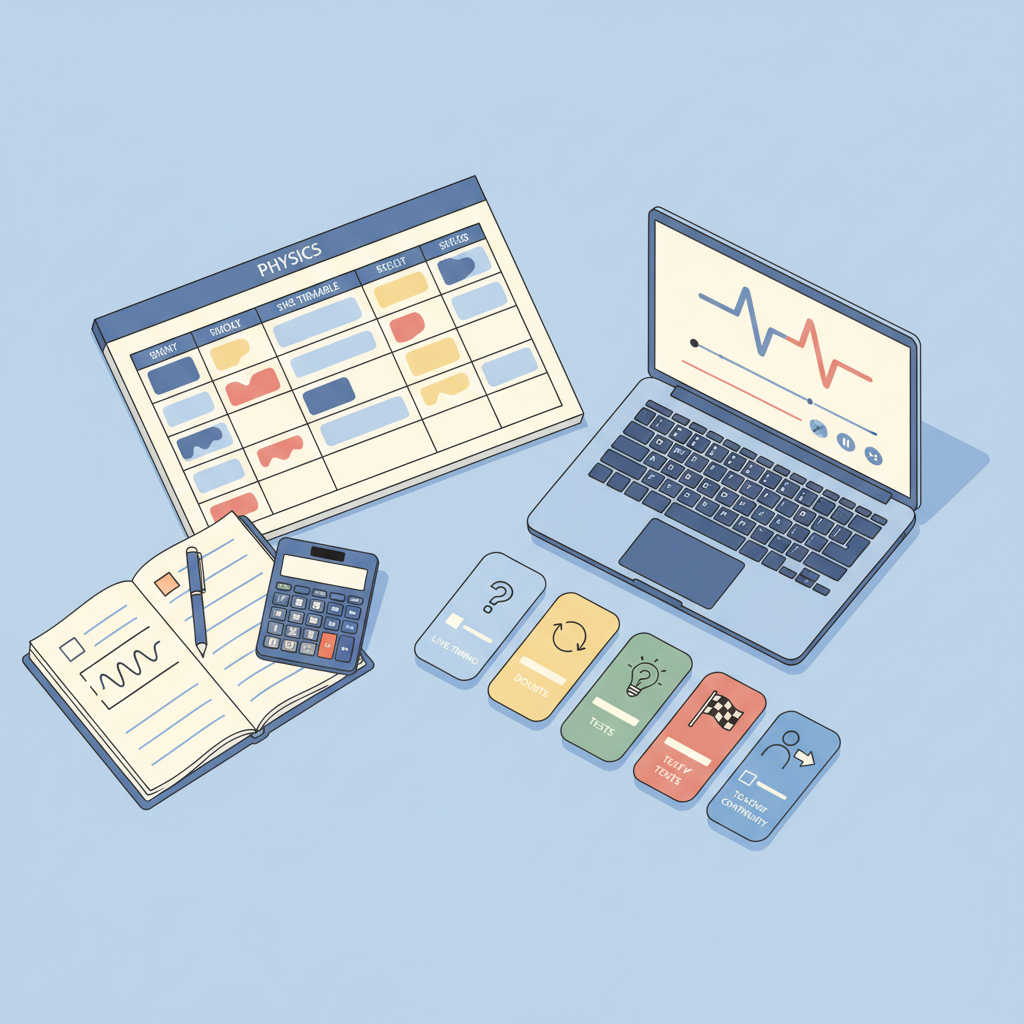 Course comparison checklist beside a school timetable