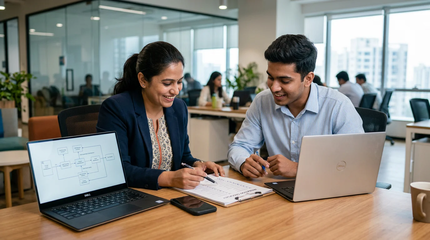Controlled phone-system migration checklist in an Indian sales office
