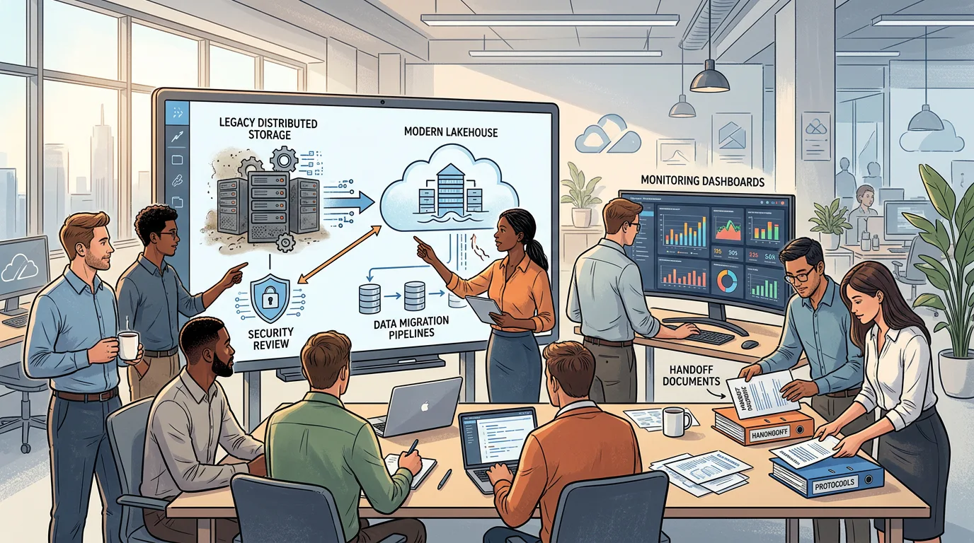 Hadoop-to-cloud migration workshop architecture