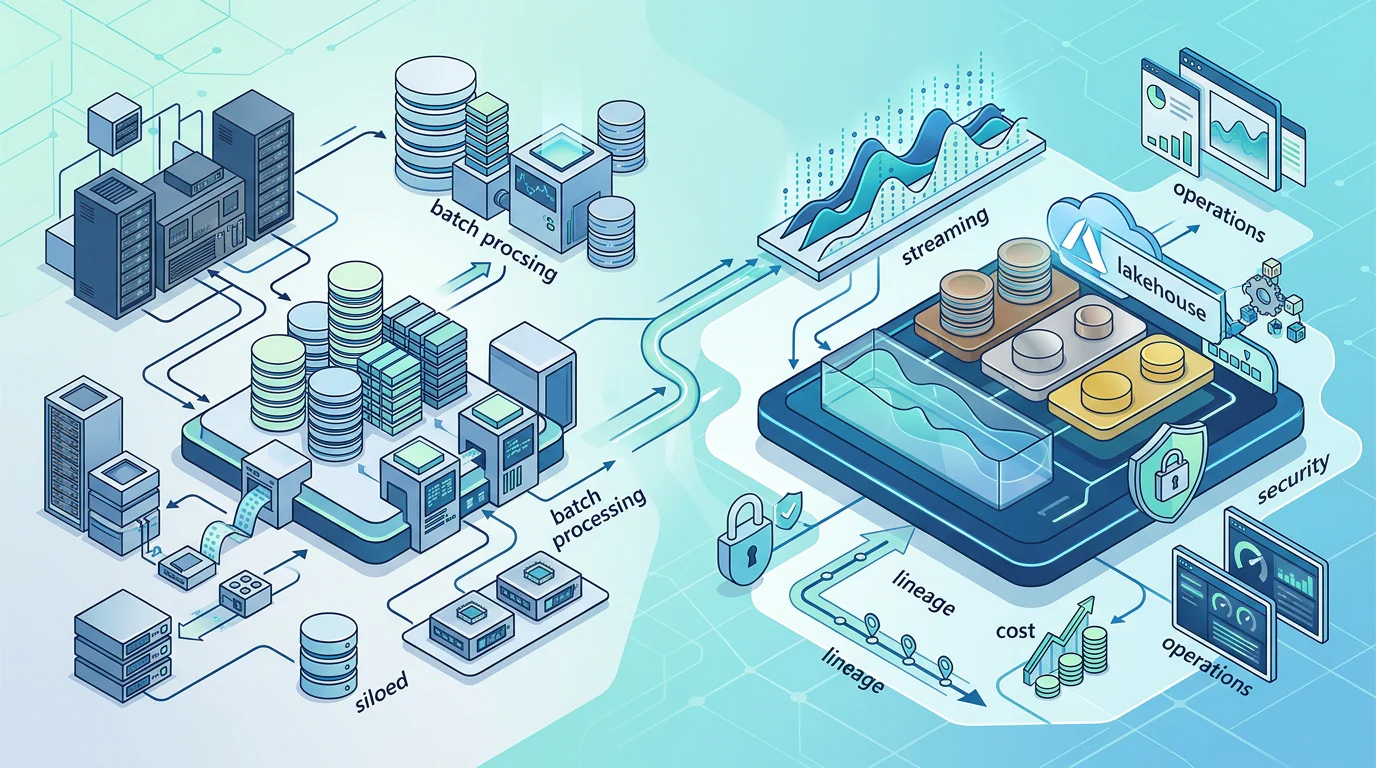 Azure migration curriculum map from Hadoop estate to governed cloud data platform