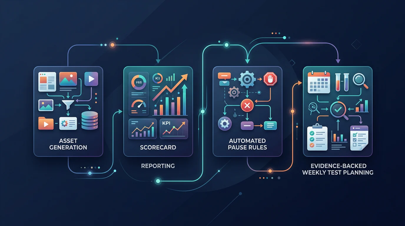 Comparison of creative testing operating models