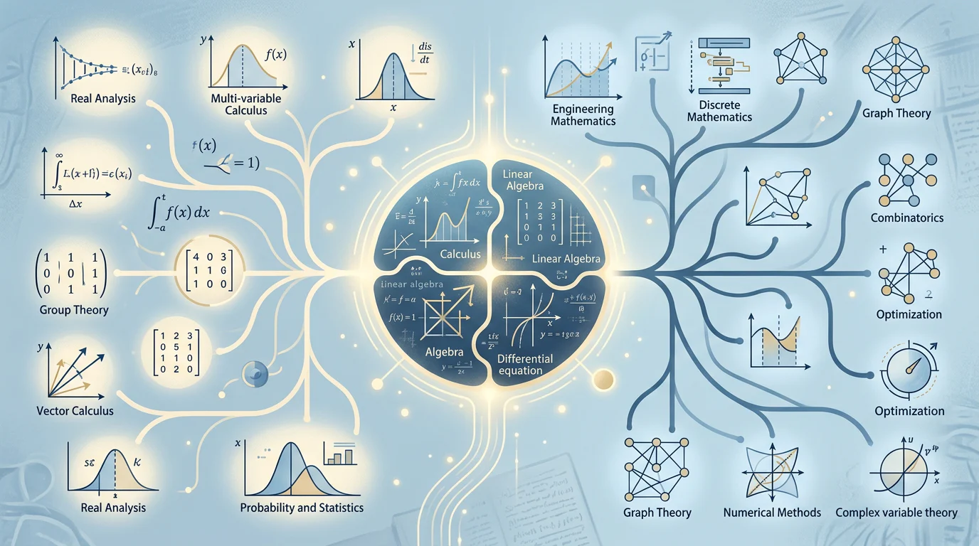 Shared mathematics foundation splitting into two routes