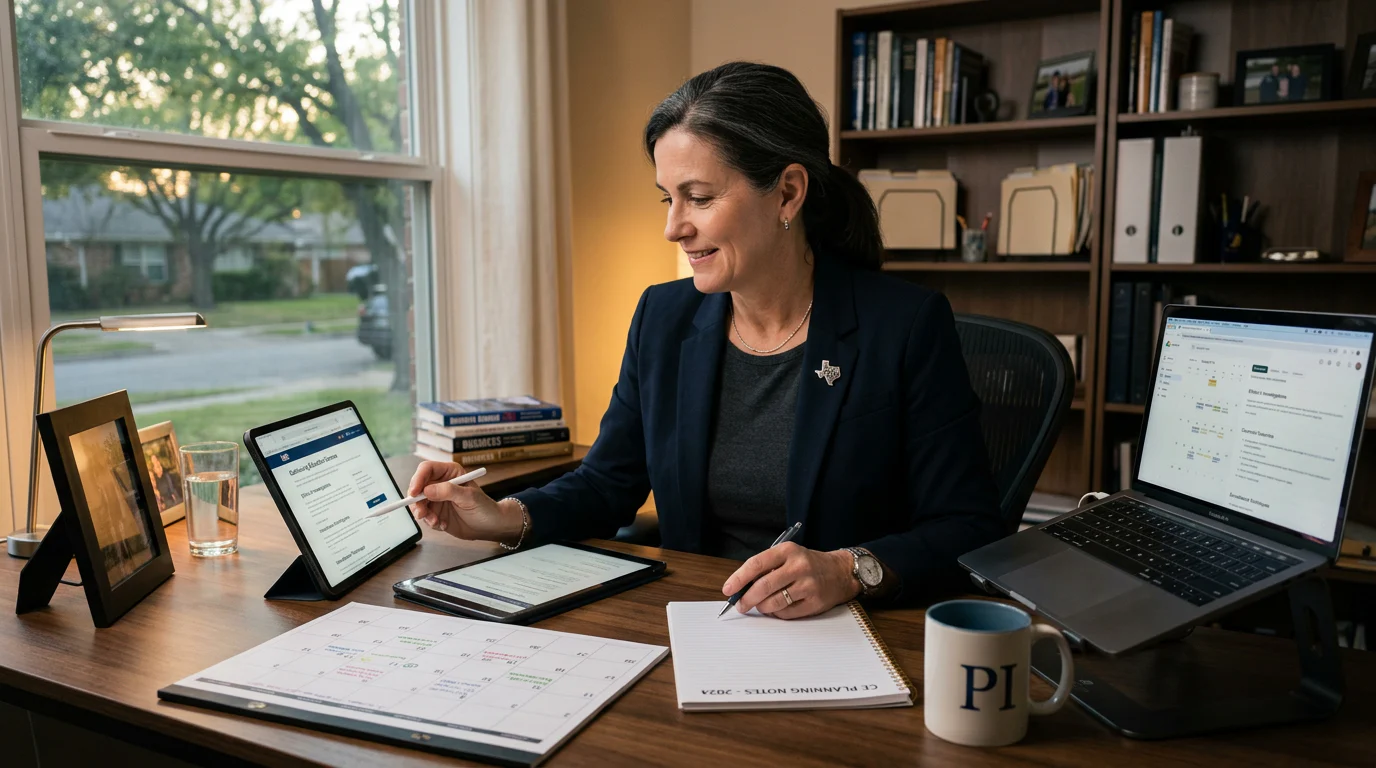 Texas PI CE Course Planner