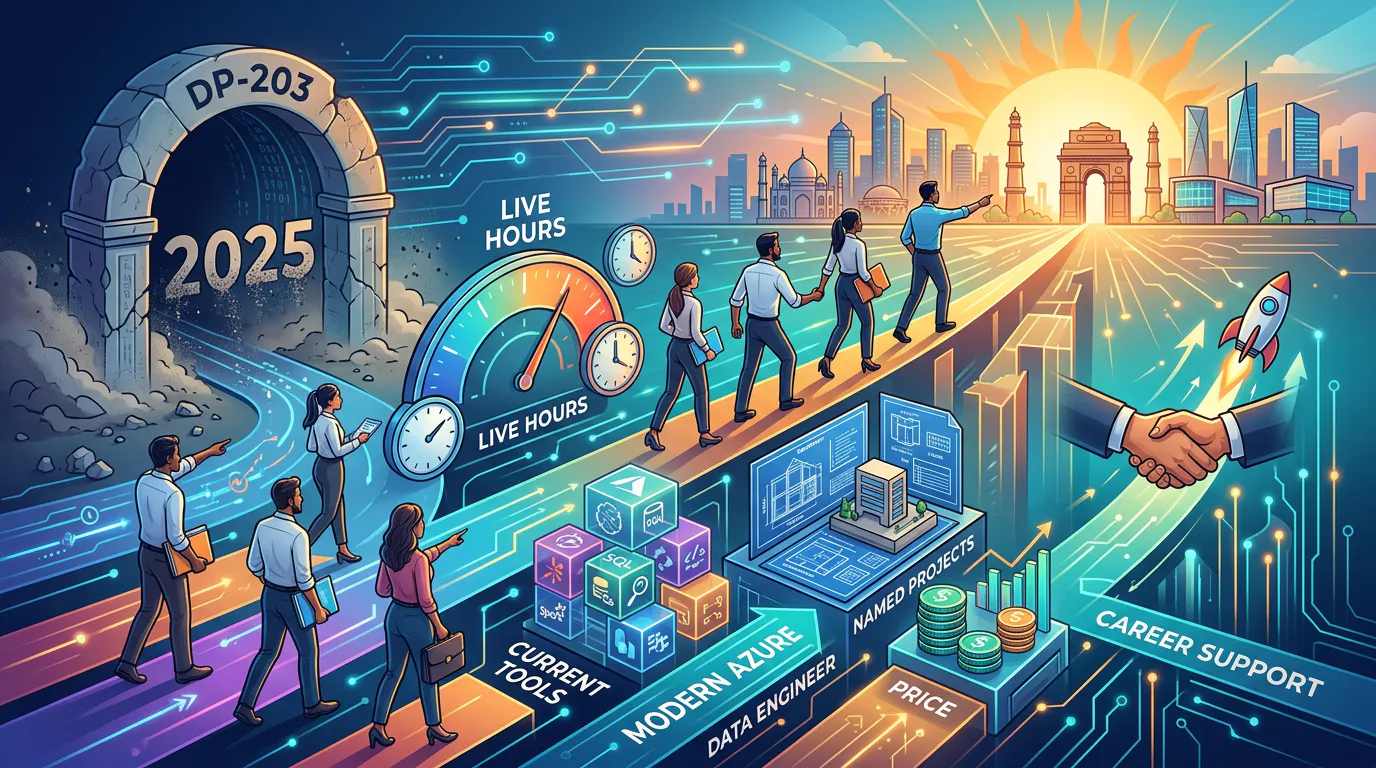 DP-203 Ended in 2025: Best Azure Data Engineer Courses in India