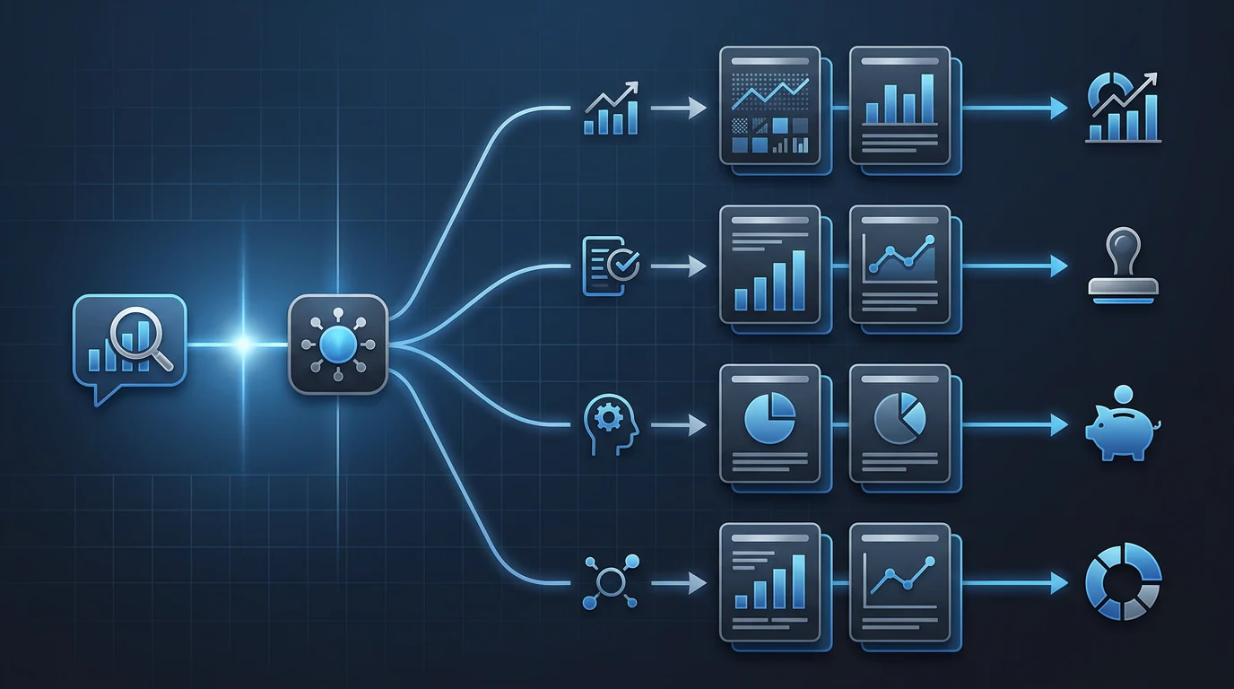 Cross-engine AI visibility measurement workflow