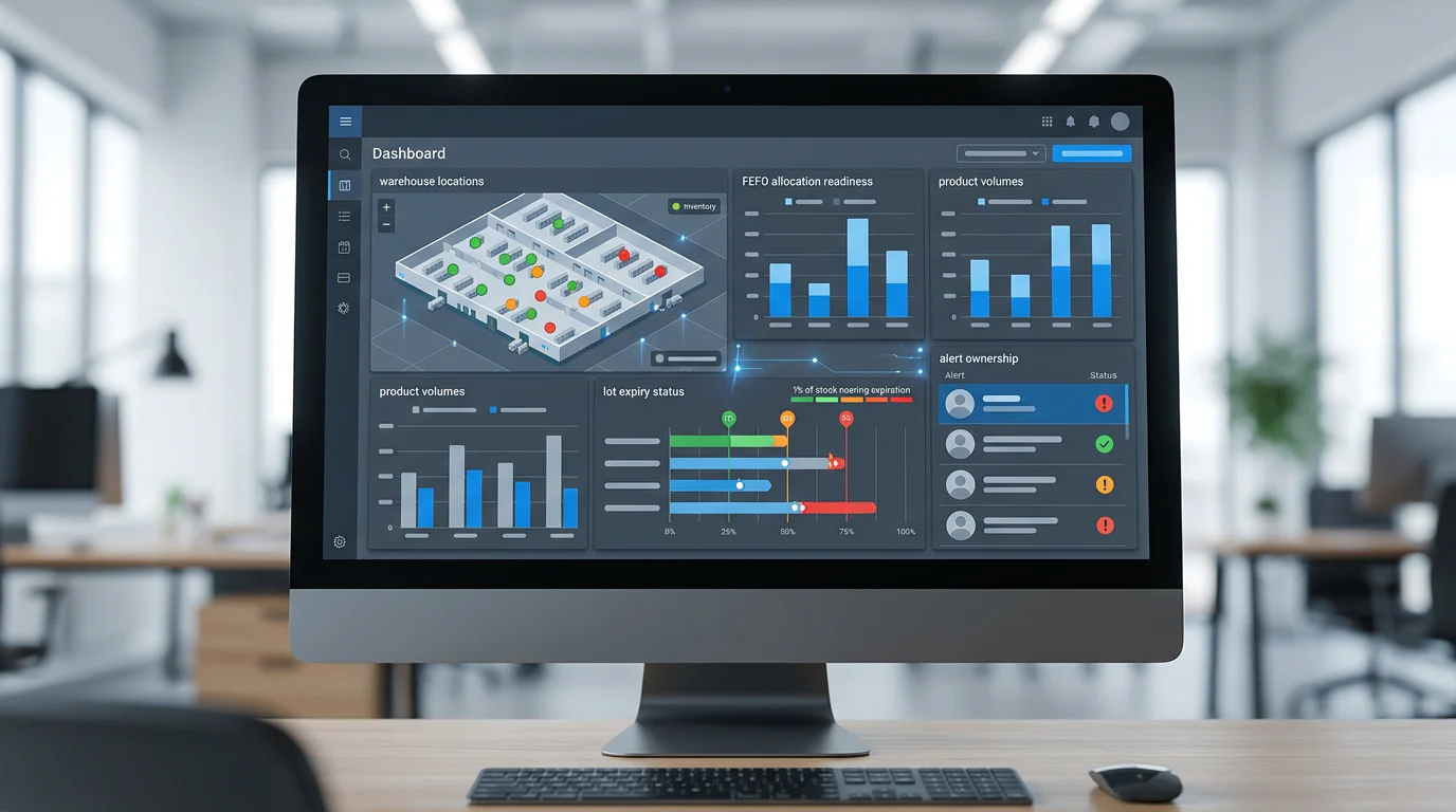 Expiry control comparison dashboard concept