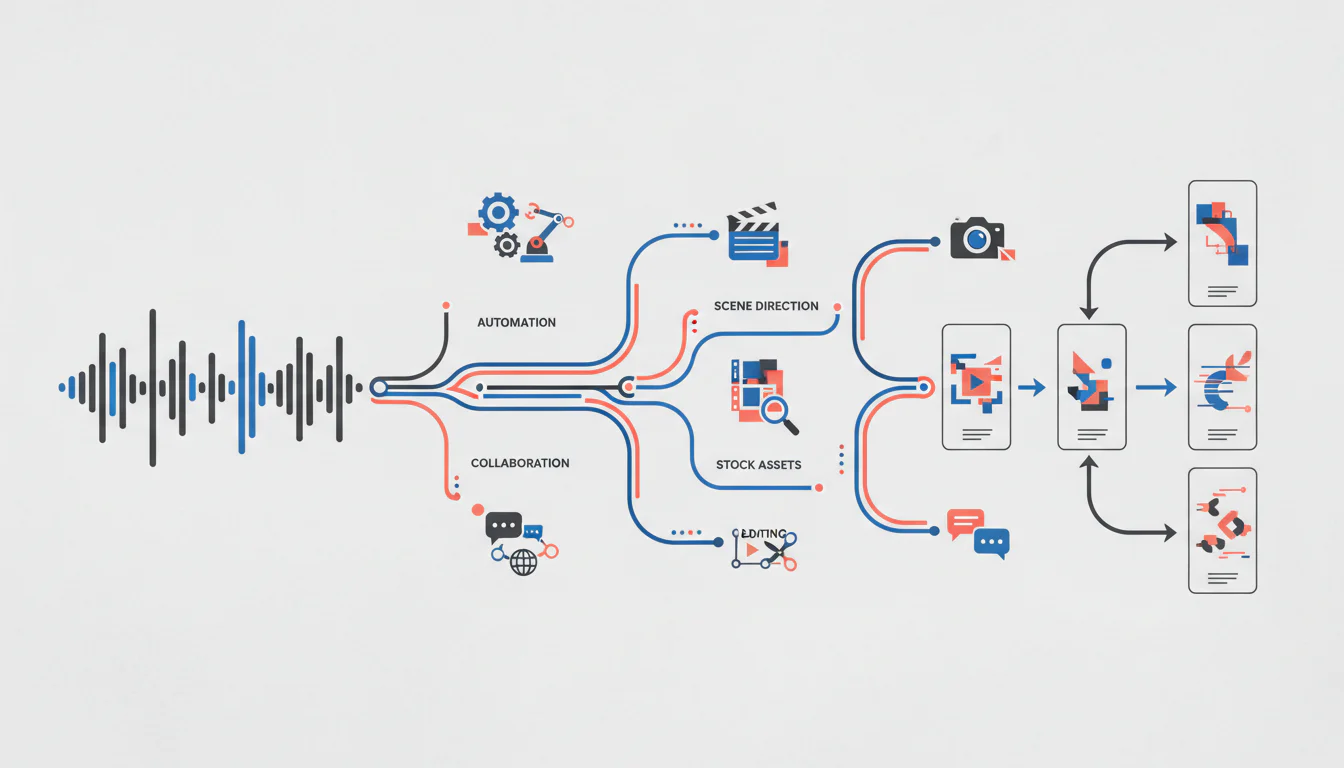 Five routes from a finished song to a vertical video test