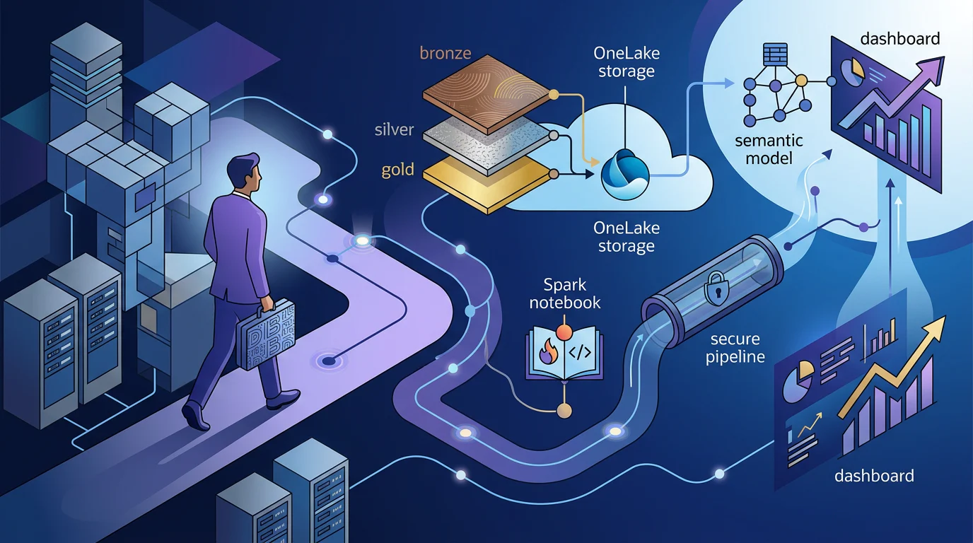 Fabric lakehouse skills map for Oracle DBAs