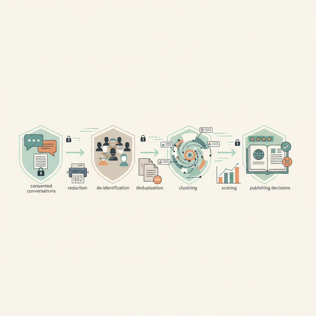 Privacy-safe buyer question workflow