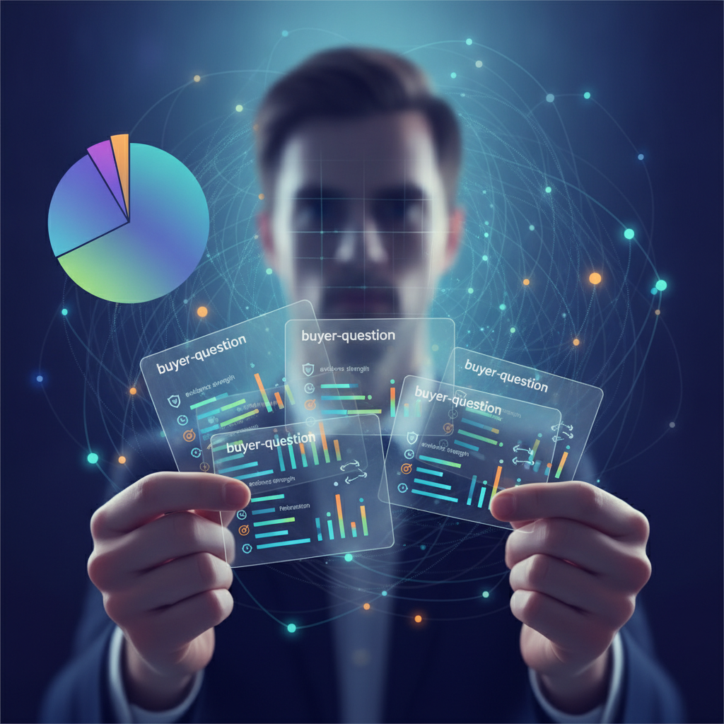 Prompt confidence scoring in a B2B research dashboard