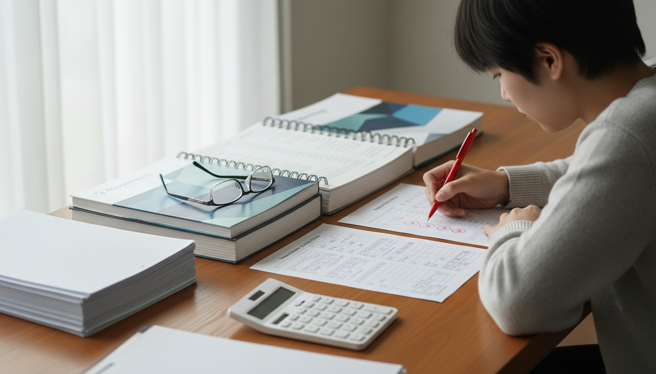 Honest CA preparation evidence and study planning concept