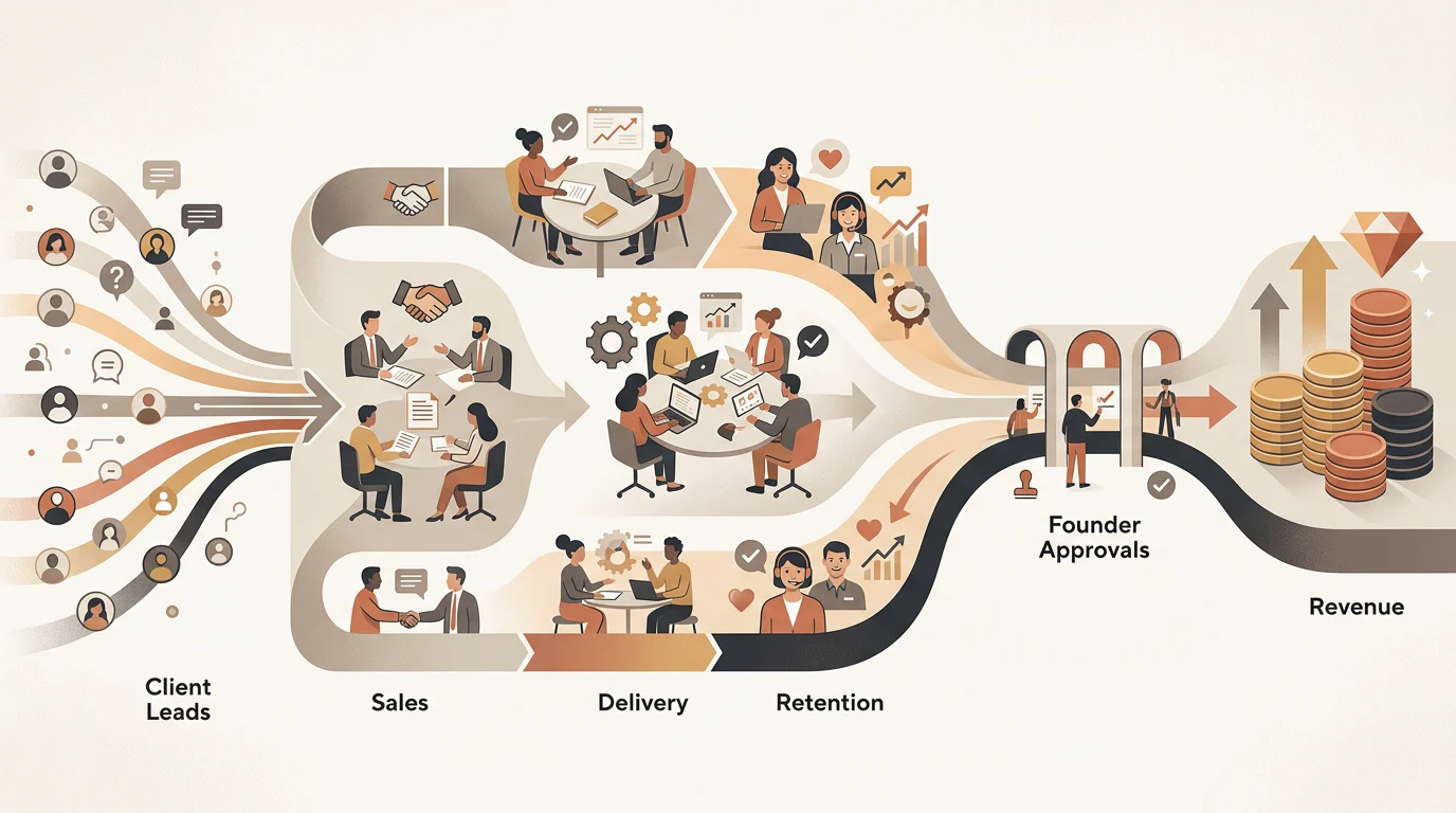 Service-business bottleneck diagram