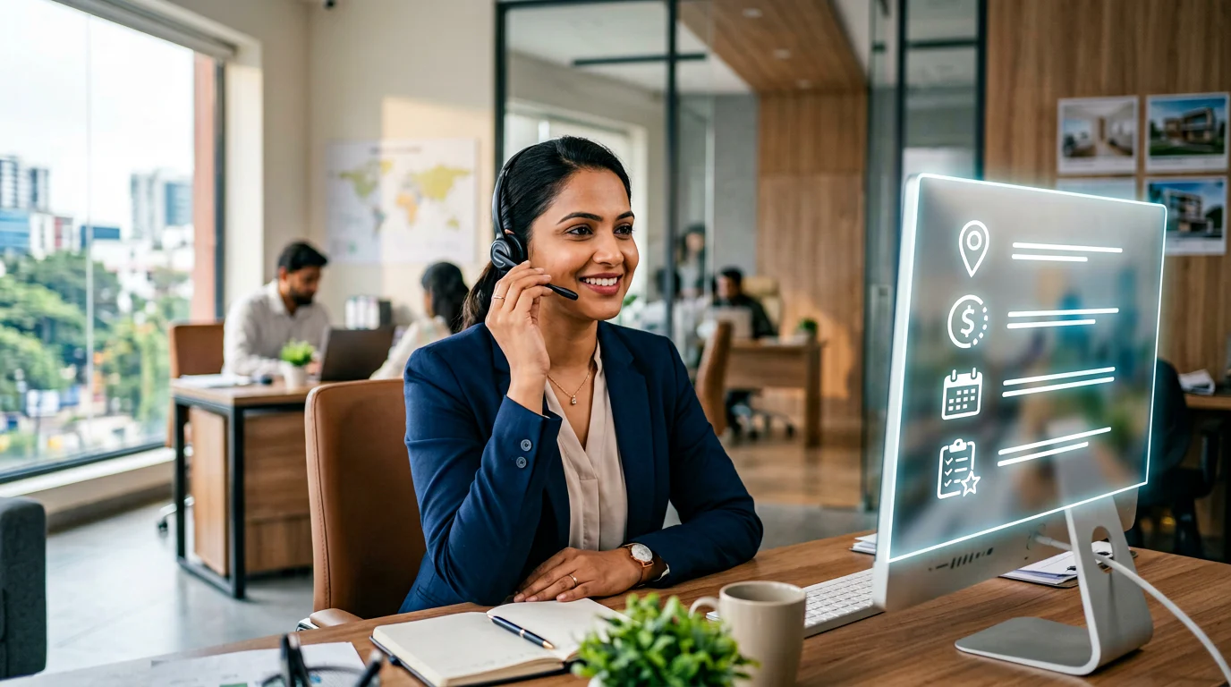 AI real estate qualification call