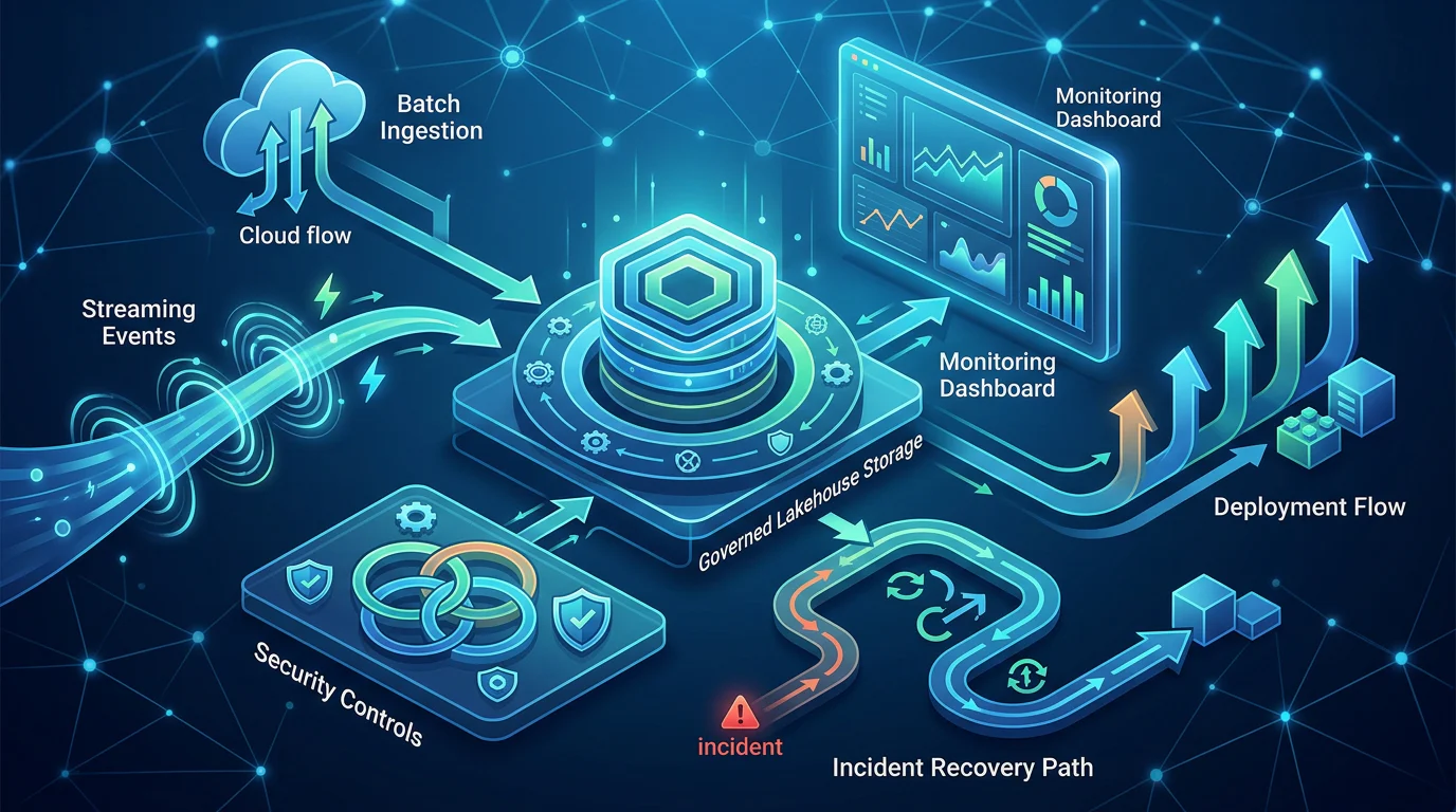 Azure data engineering capstone architecture