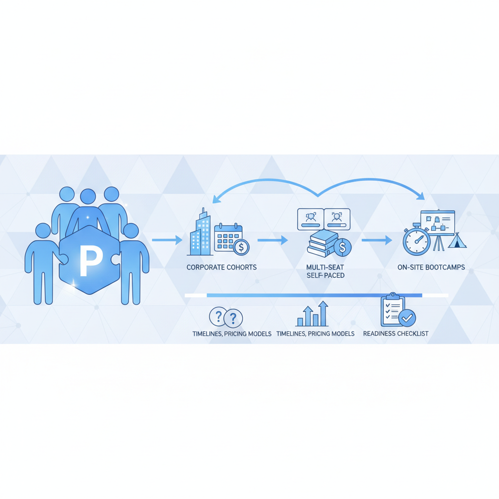 PfMP Training for Teams of Three: Options, Timelines & Pricing