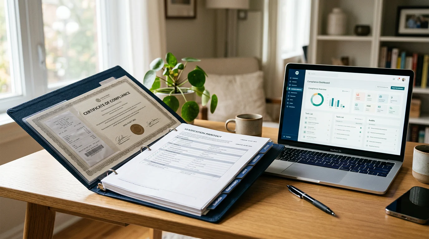 Organized continuing education audit file