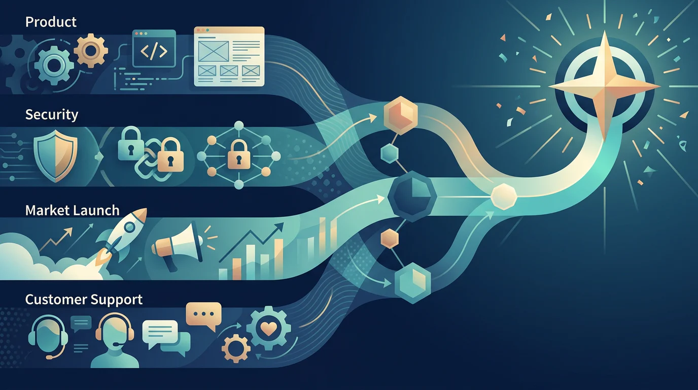 Connected startup workstreams becoming a program