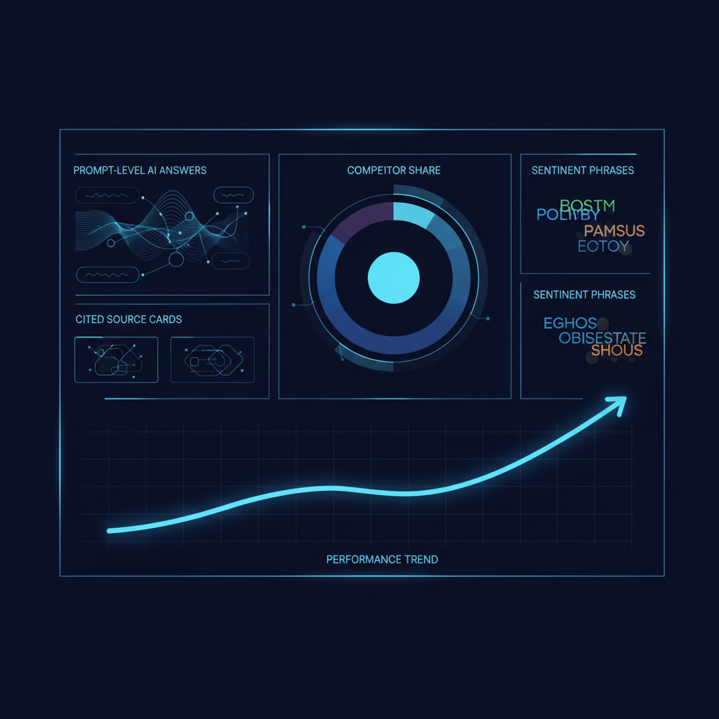 AI Visibility Evidence Comparison Dashboard