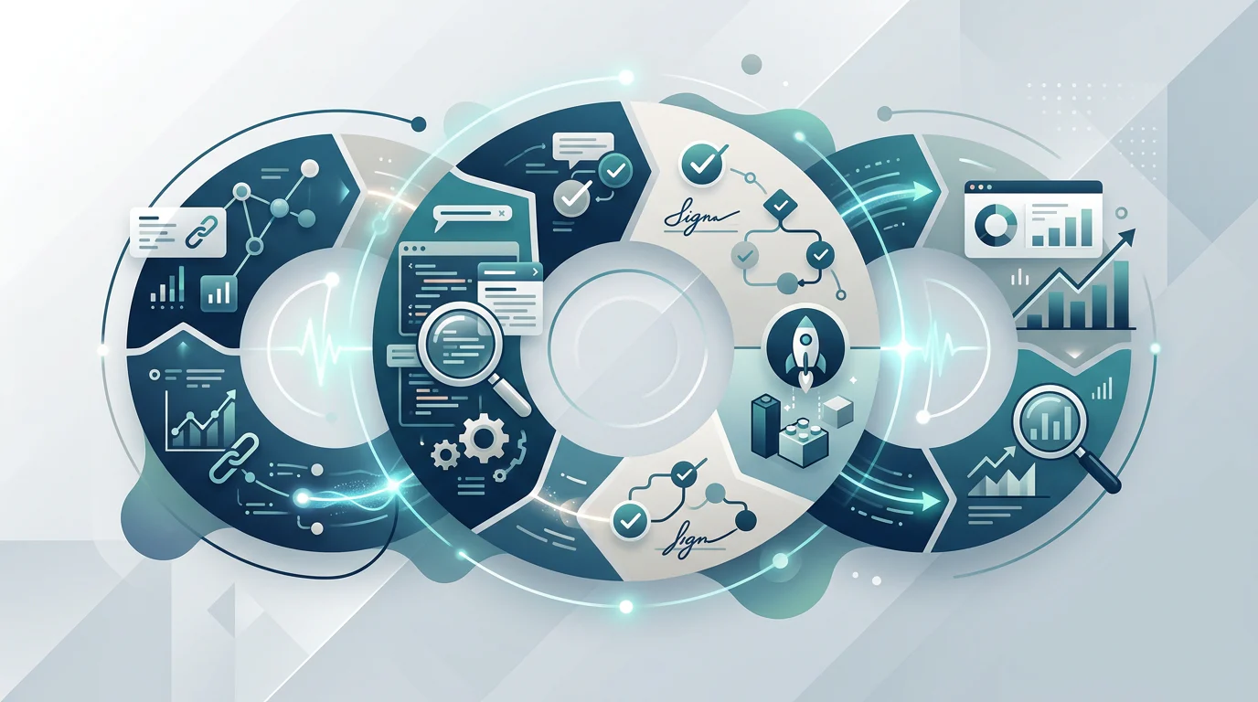 Closed-loop enterprise AI visibility workflow