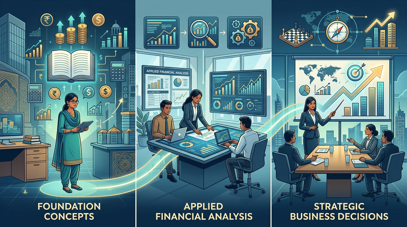 Three-stage CMA India learning roadmap