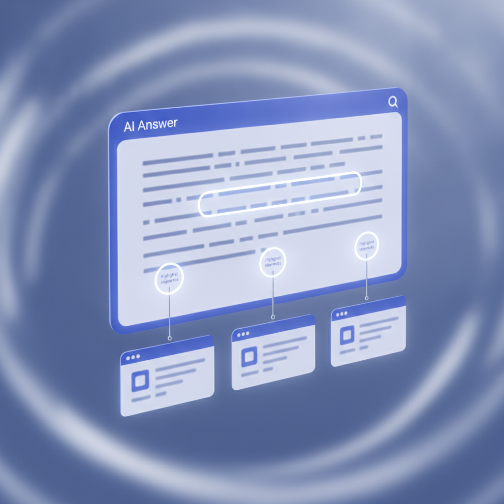 Claim-to-citation mapping in an AI response