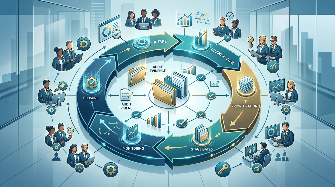 Portfolio control life cycle for a regulated financial-services program