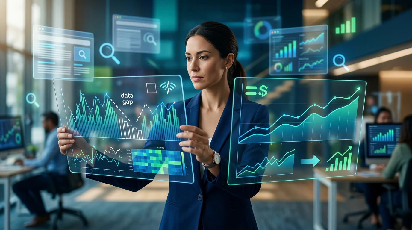 SEO team separating data anomalies from performance changes