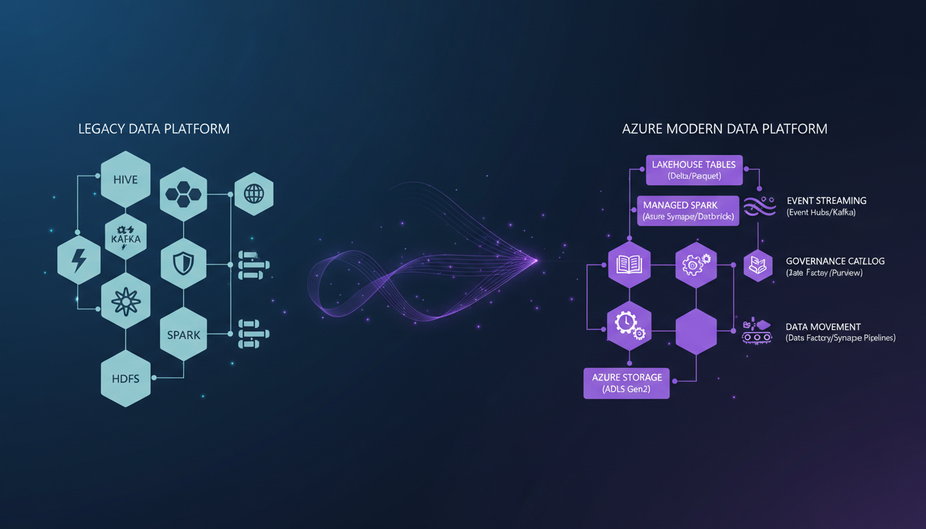 Hortonworks capability mapping to Azure services