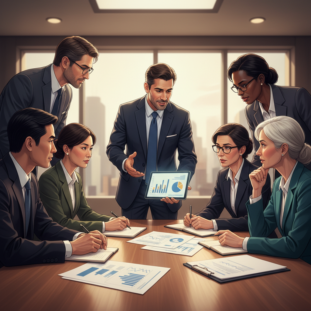 Executive governance board simulation