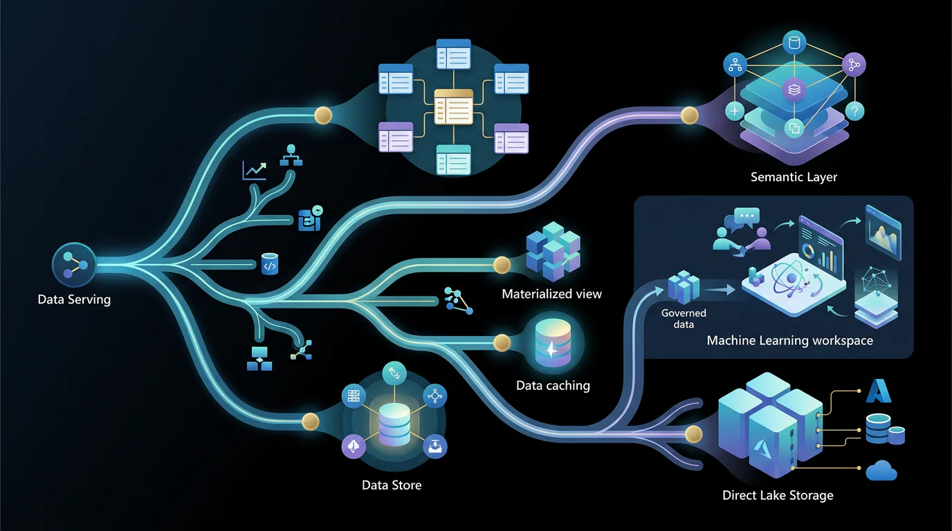 Decision tree for BI data serving choices