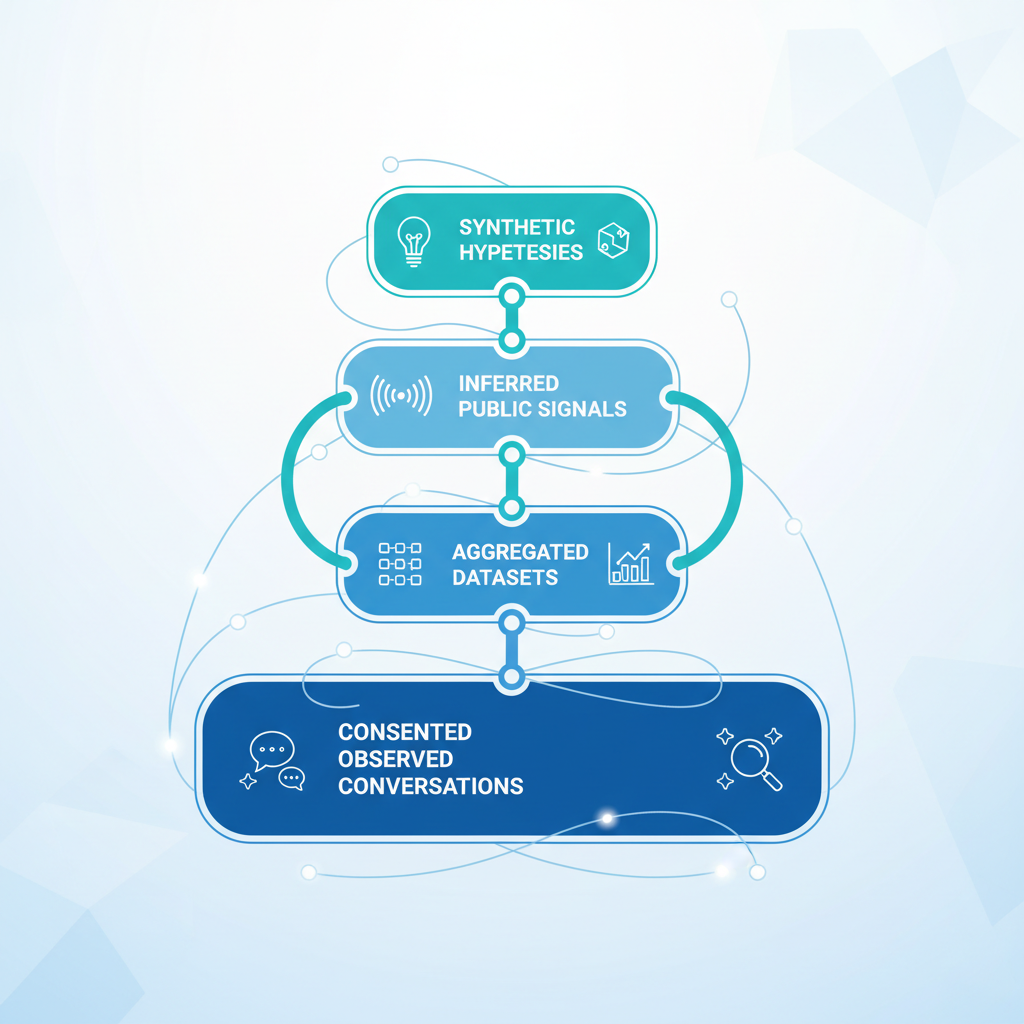 Evidence hierarchy for buyer question research
