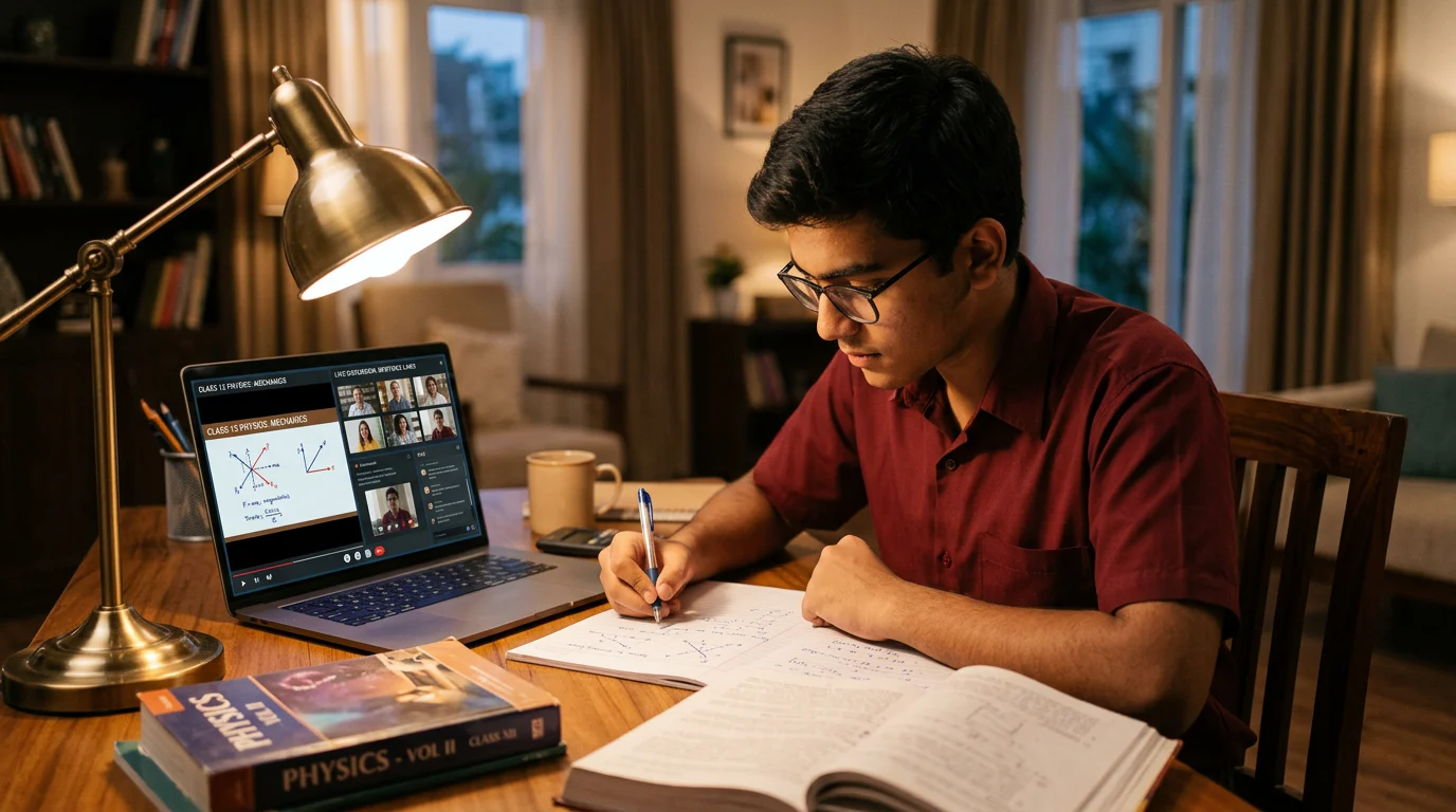 Recorded Physics Lectures vs Live Doubt Solving for JEE Retention?