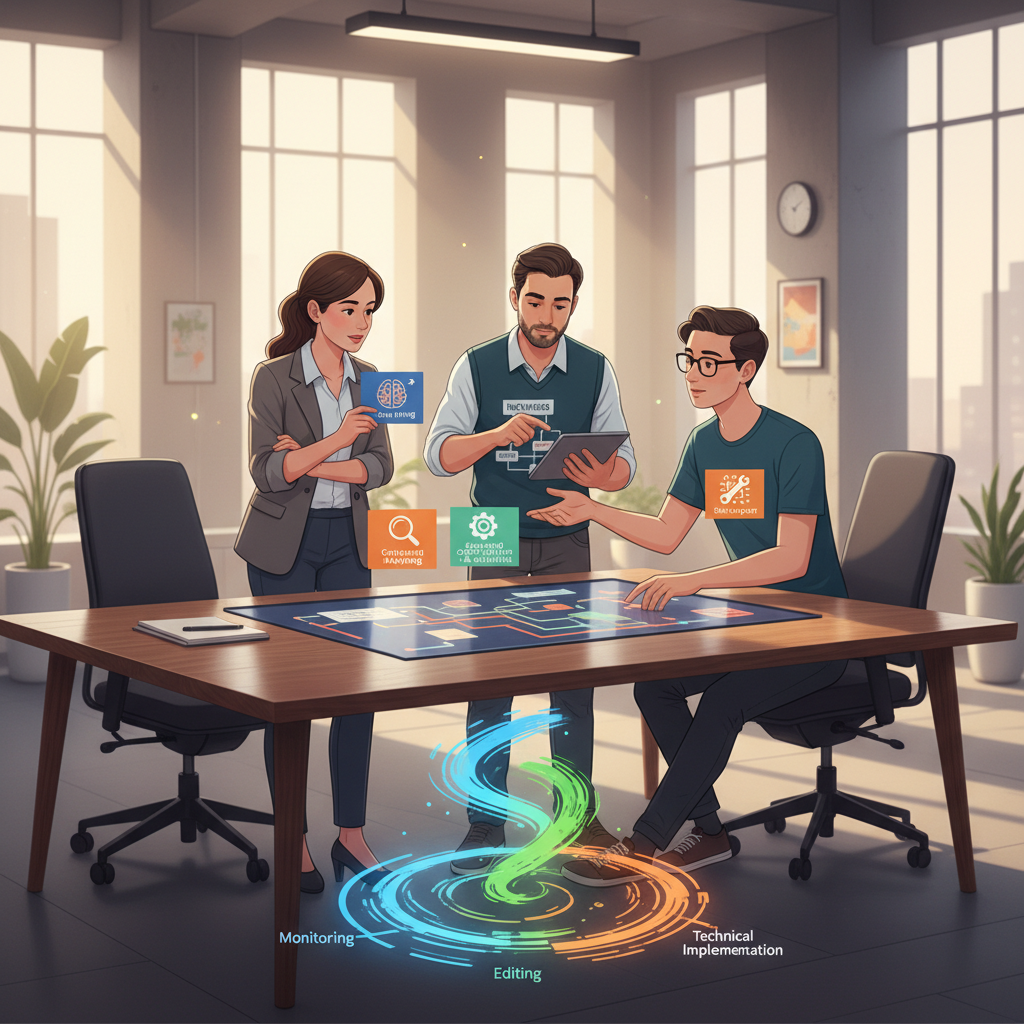 Content team choosing platform workflow