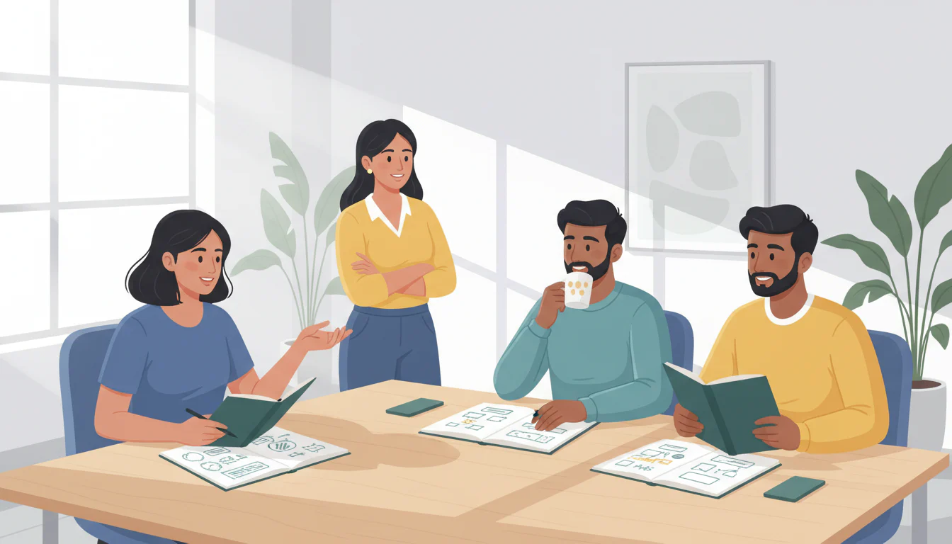 Founder peer group in a structured business session