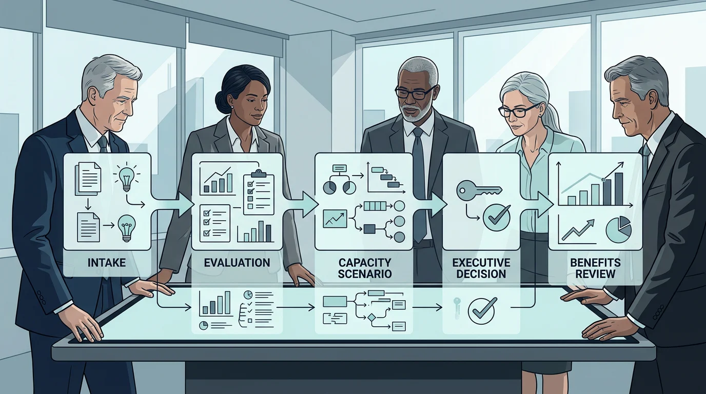 Executive portfolio governance flow