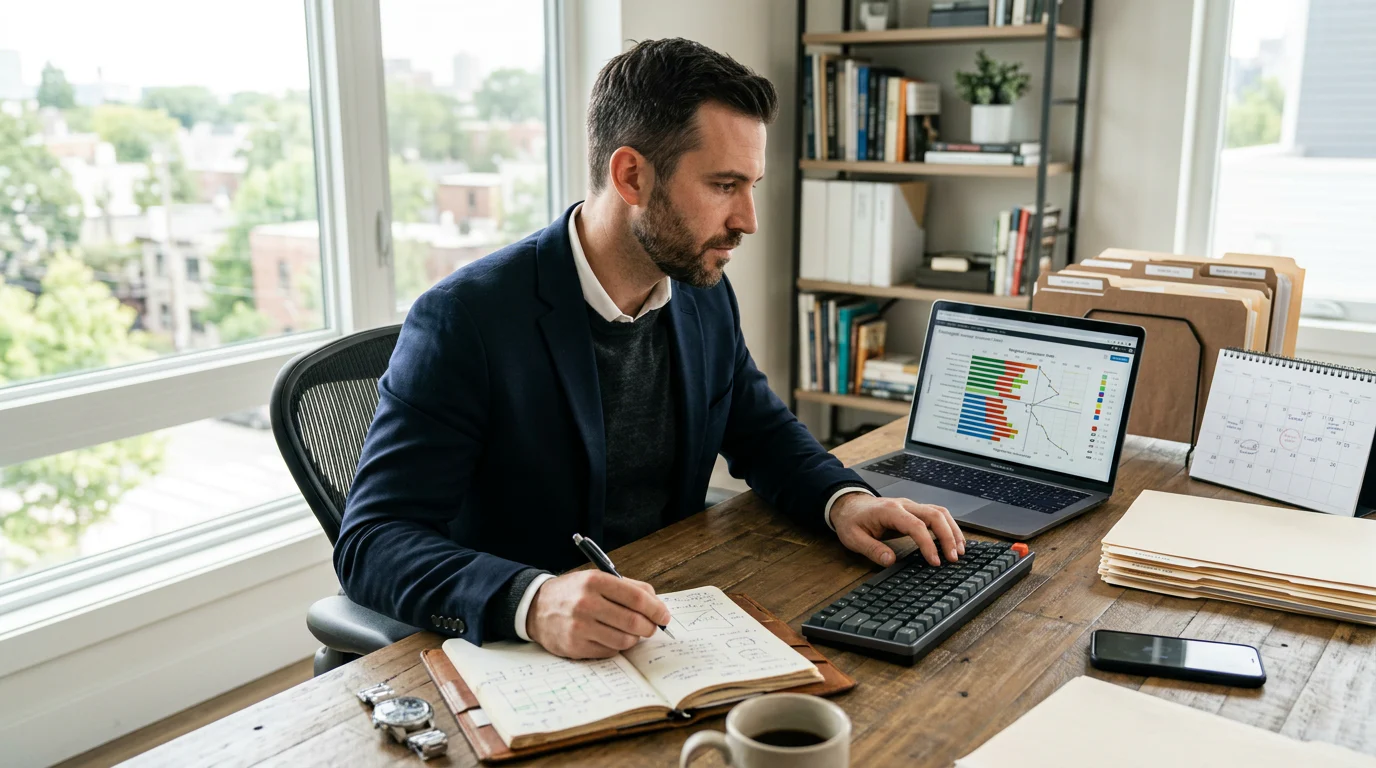 Private investigator using a training comparison rubric