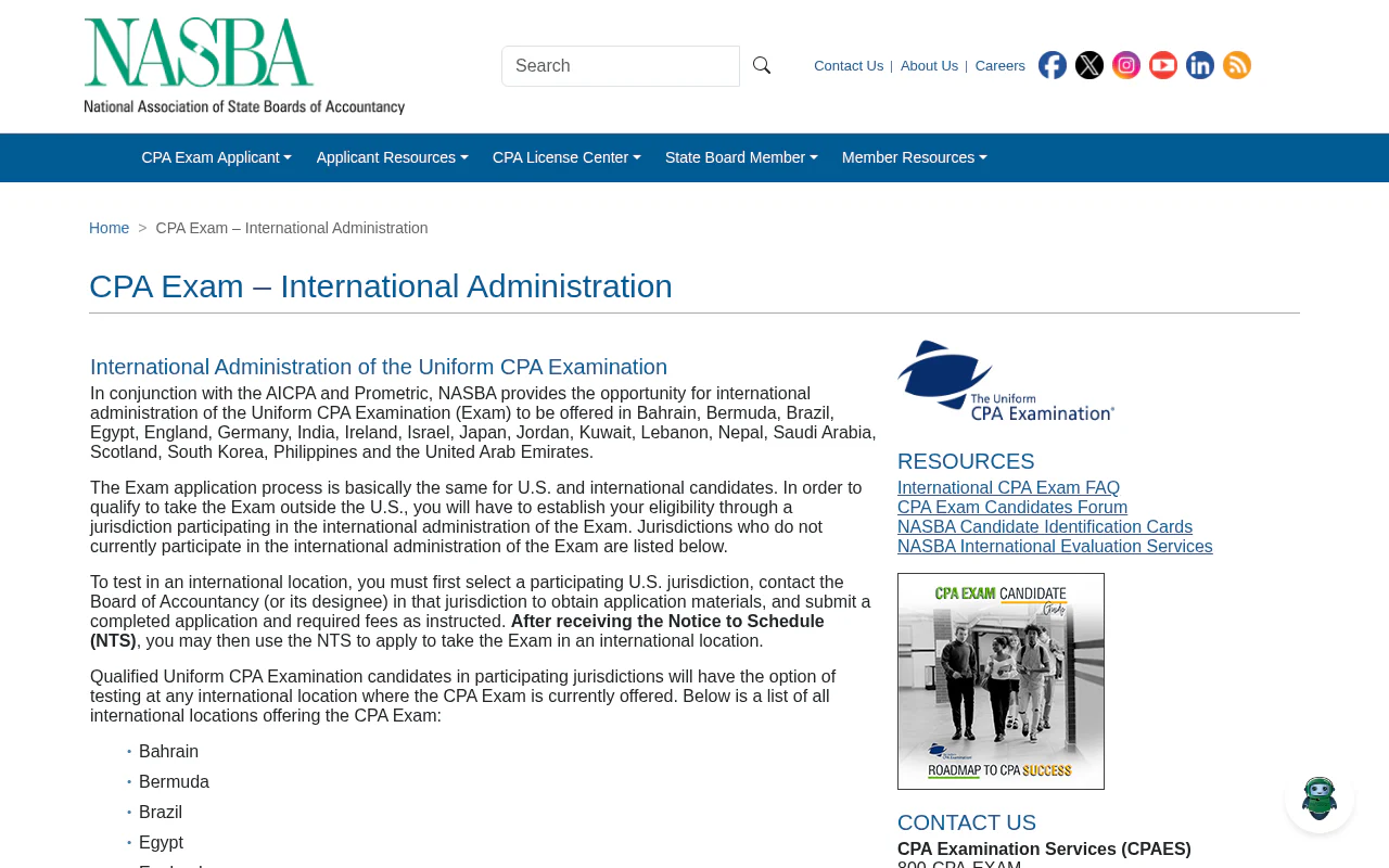 CPA's website
