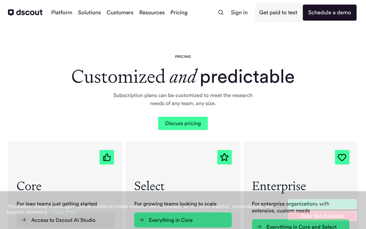 dscout's website
