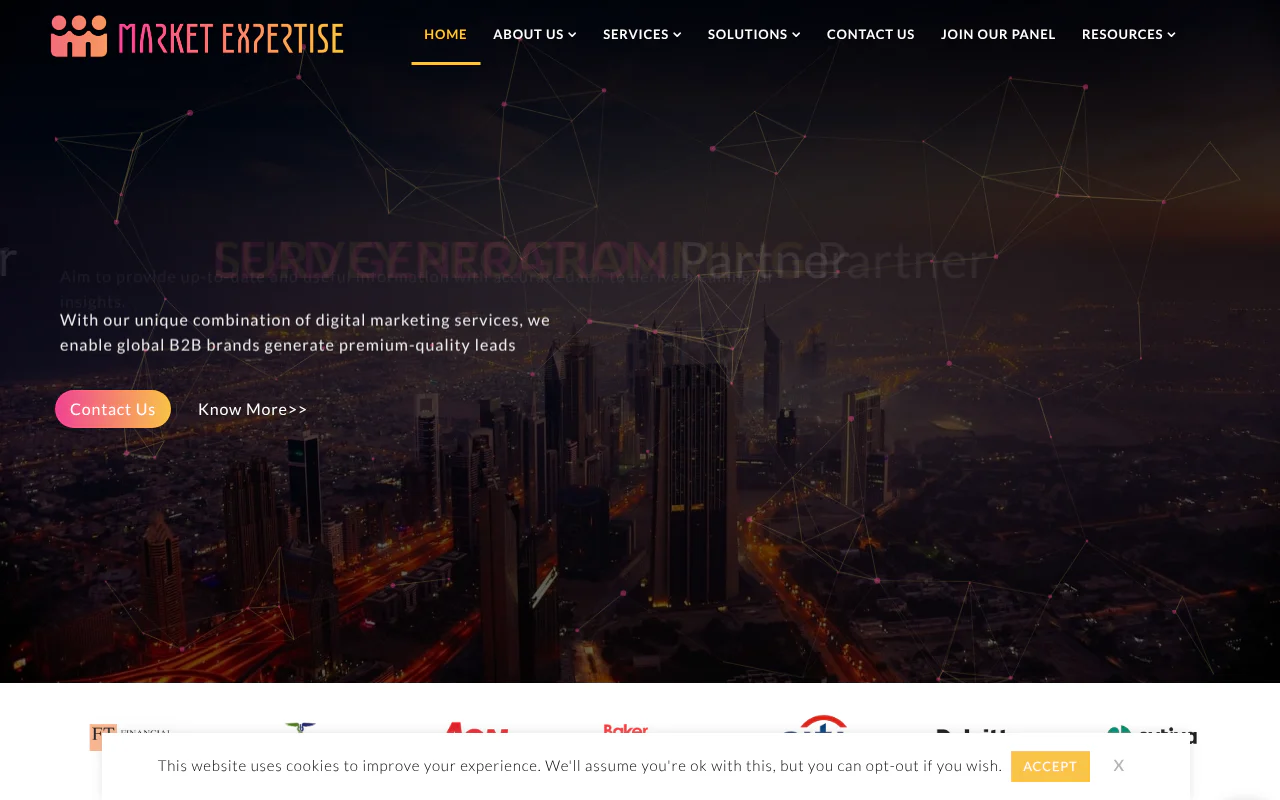 Market Expertise's website