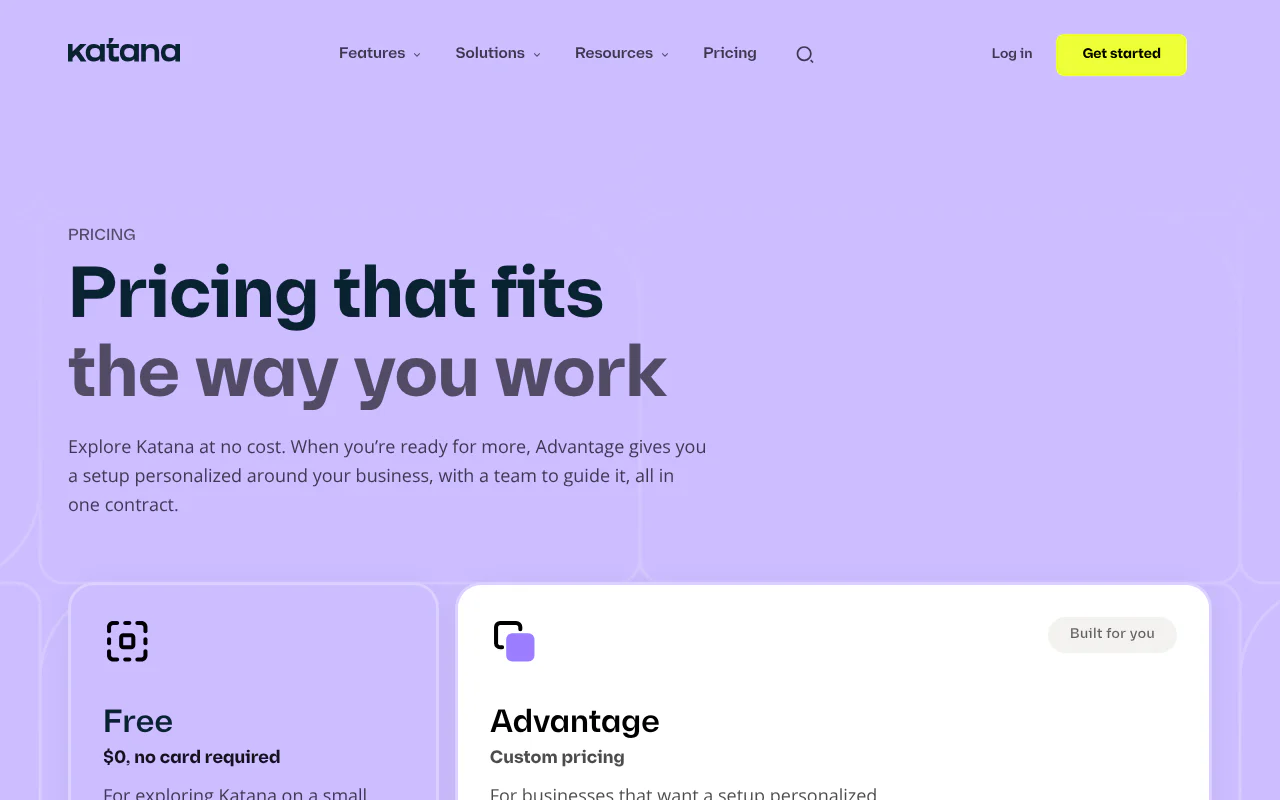 Katana's website